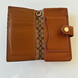 Brown Leather Coach Wallet
